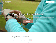 Tablet Screenshot of mydiabeteshome.com